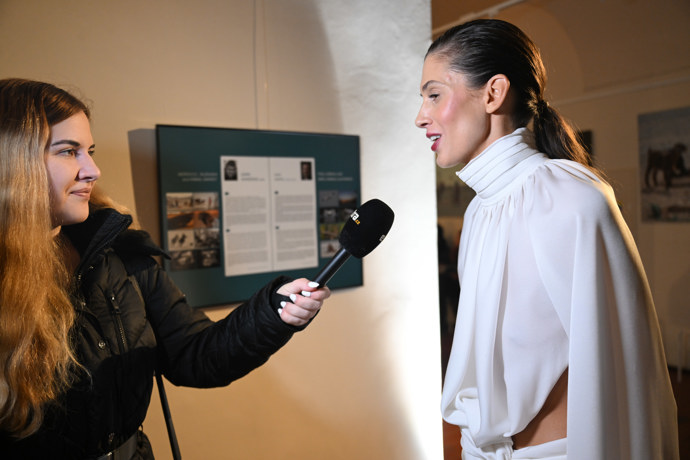 FOTO: Aneta Vignerová během rozhovoru. – stránka 23