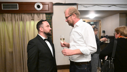 FOTO: Martin Pechlát se dobře bavil.