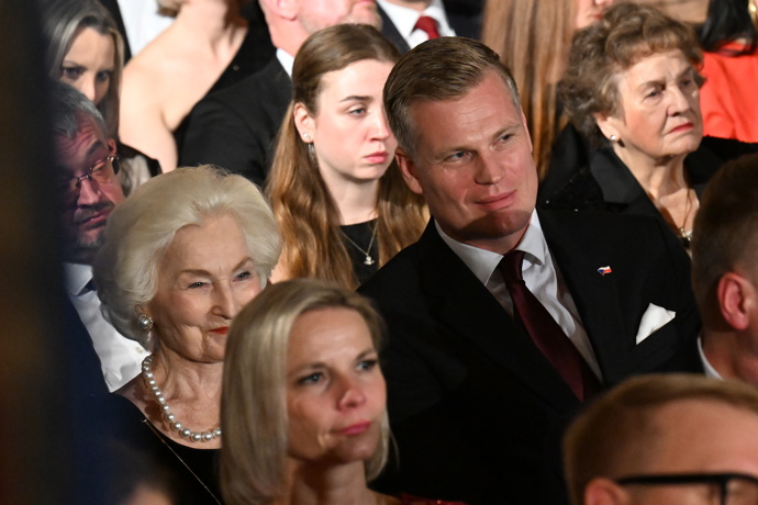FOTO: Čestný prezident Motoristů Filip Turek a Eliška Hašková Coolidge.