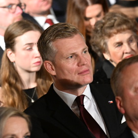 Filip Turek na předávání státních vyznamenání.