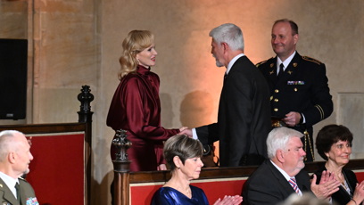 FOTO: Herečka Aňa Geislerová dostala vyznamenání.