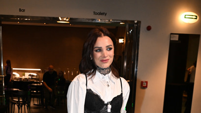 FOTO: Michaela Cútová na premiéře seriálu Štěstíčku naproti.