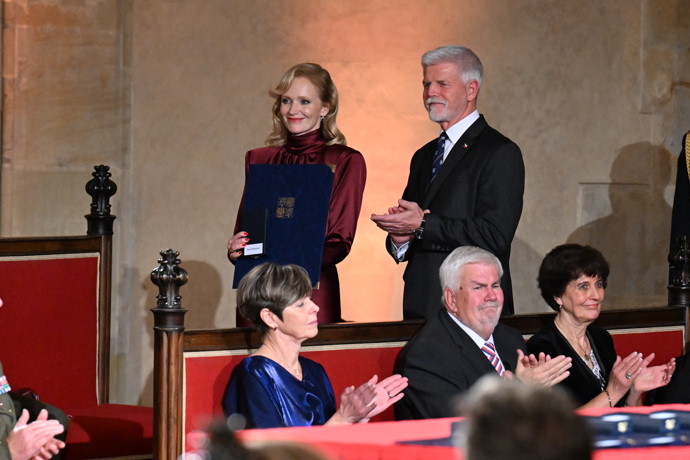 FOTO: Herečka Aňa Geislerová měla velkou radost.