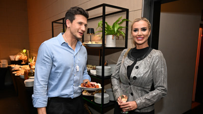 FOTO: Jan Solfronk a Denise Ayverdi na premiéře.