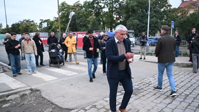 FOTO: Demonstrace se zúčastnil i Miloslav Mejzlík (Starostové).