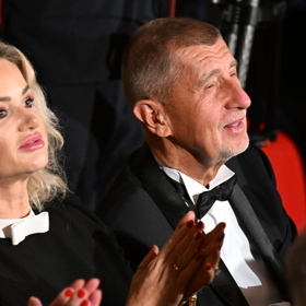 Andrej Babiš působil velmi uvolněně vedle své ženy Moniky Babišové.