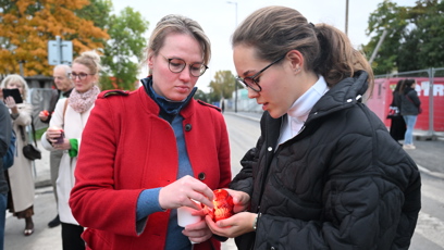FOTO: Demonstrace se postupně plnila.