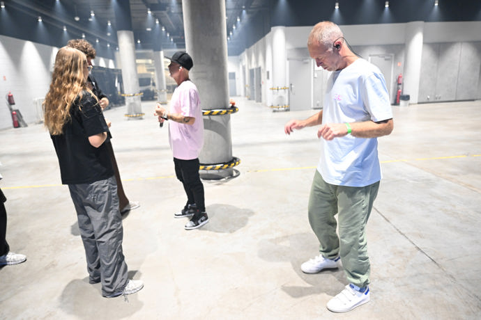 FOTO: David Škach si kontroloval kroky.