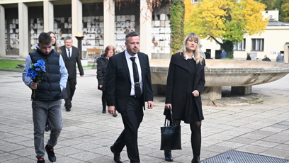 FOTO: Poslední rozloučení s hudebníkem Janem Šatrou.