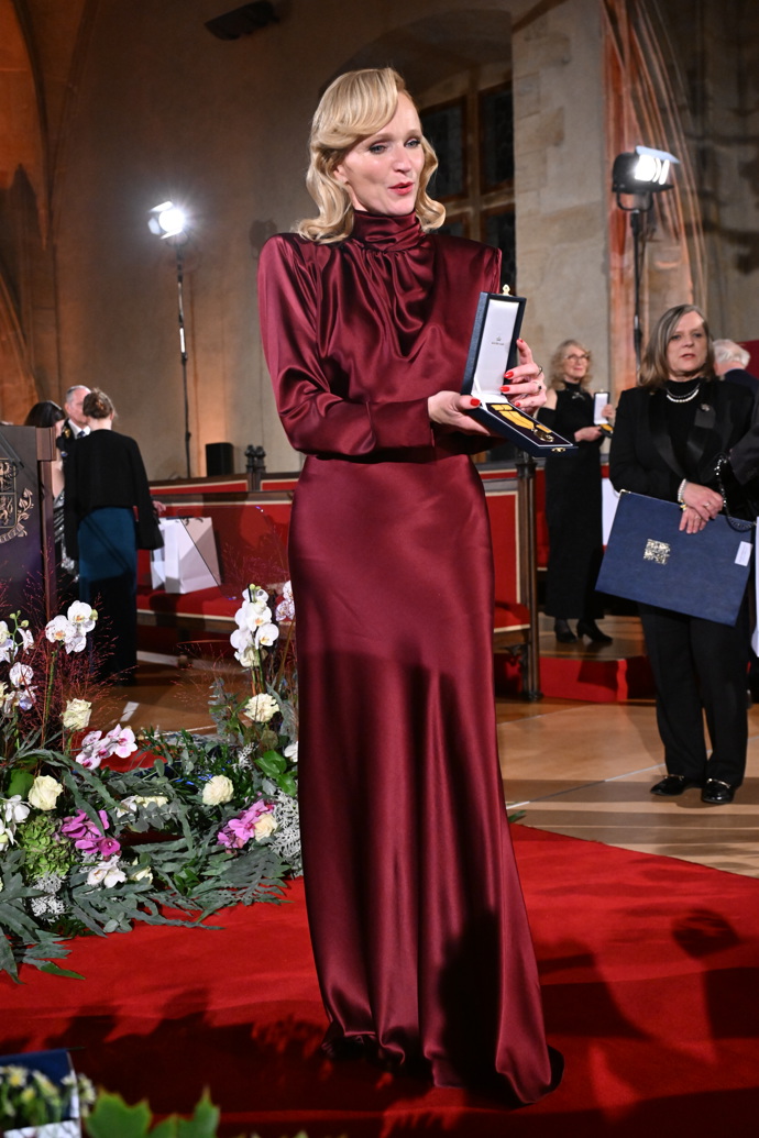 FOTO: Herečka Aňa Geislerová dostala vyznamenání.