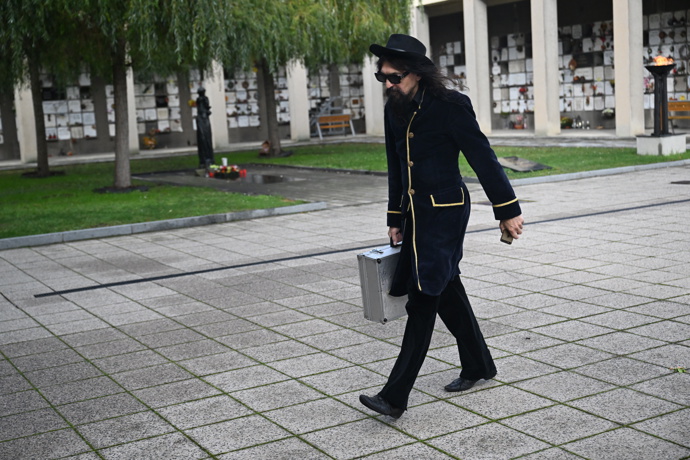 FOTO: Poslední rozloučení s hudebníkem Janem Šatrou. – stránka 79