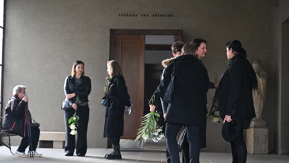 FOTO: Poslední rozloučení s hudebníkem Janem Šatrou.