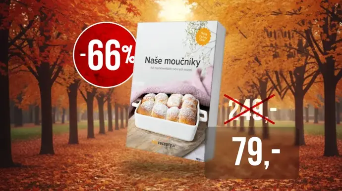 FOTO: Úspěšný titul Naše moučníky je určený všem milovníkům sladkého. Nyní stojí ve slevě pouhých 79 korun. – stránka 2