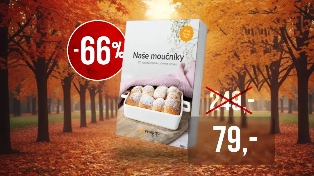 FOTO: Úspěšný titul Naše moučníky je určený všem milovníkům sladkého. Nyní stojí ve slevě pouhých 79 korun.