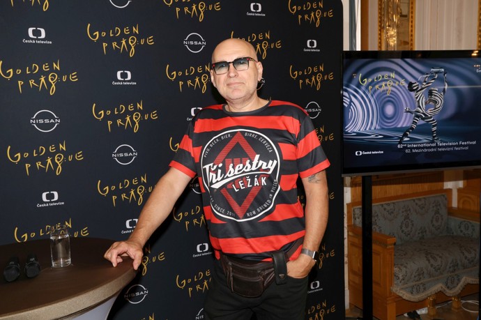 FOTO: Fanánek na tiskové konferenci ke Zlaté praze