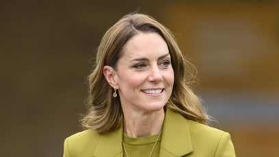 FOTO: Kate Middleton oblékla zelený komplet.