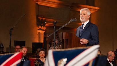 FOTO: Prezident Petr Pavel rozdá večer ve Vladislavském sále Pražského hradu již potřetí státní vyznamenání.