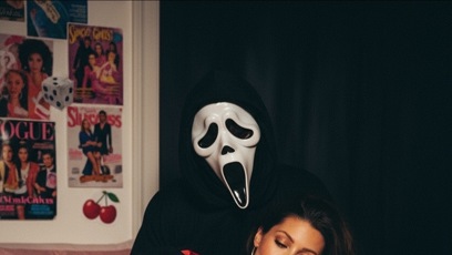 FOTO: Tereza Kerndlová vytvořila díky AI tematické halloween fotky.