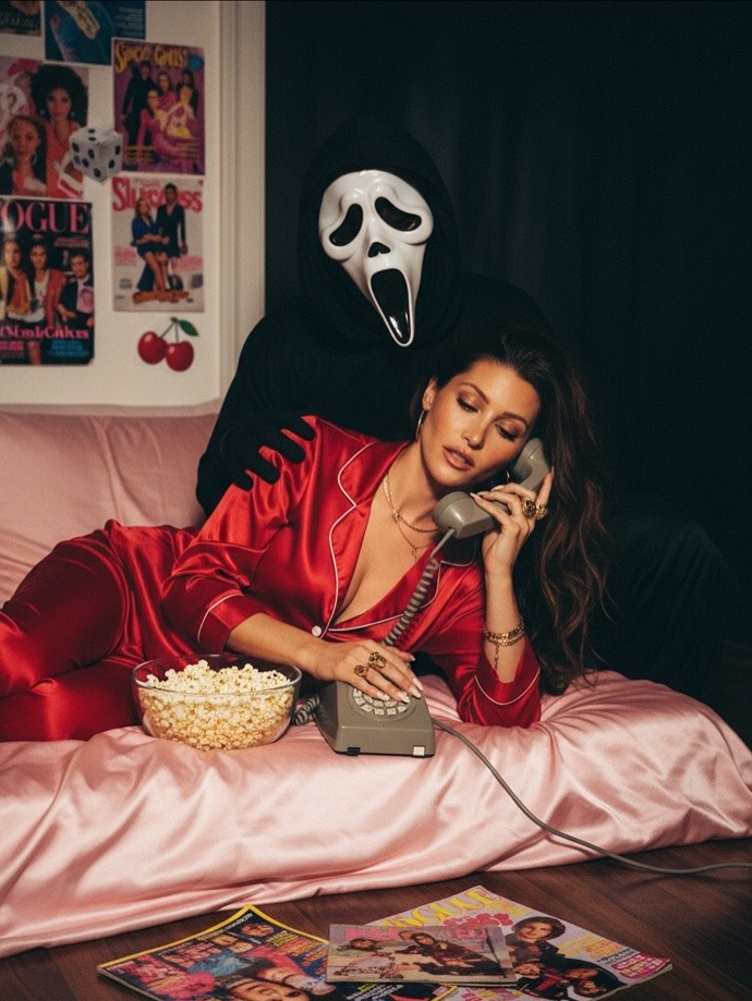 FOTO: Tereza Kerndlová vytvořila díky AI tematické halloween fotky. – stránka 20