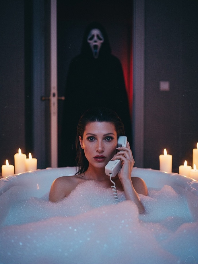 FOTO: Tereza Kerndlová vytvořila díky AI tematické halloween fotky. – stránka 19