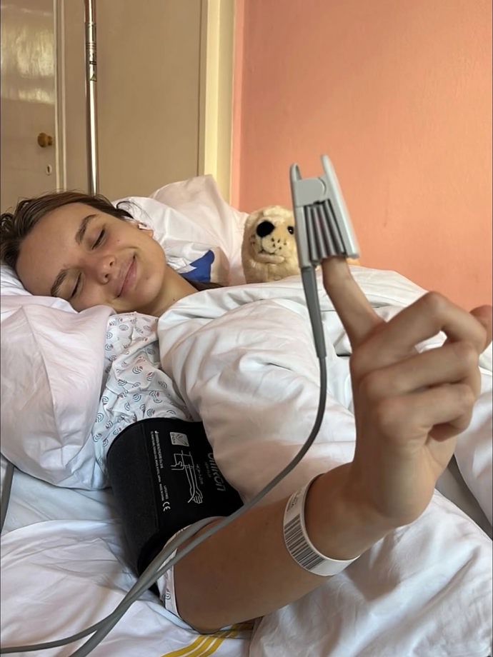 FOTO: Kristína Víglaská v nemocnici. – stránka 2