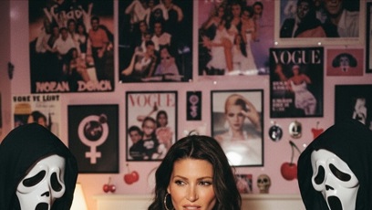 FOTO: Tereza Kerndlová vytvořila díky AI tematické halloween fotky.