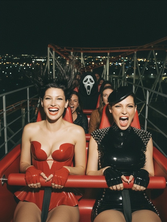 FOTO: Tereza Kerndlová vytvořila díky AI tematické halloween fotky. – stránka 16