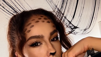 FOTO: Christina Marinetti a její kostým.