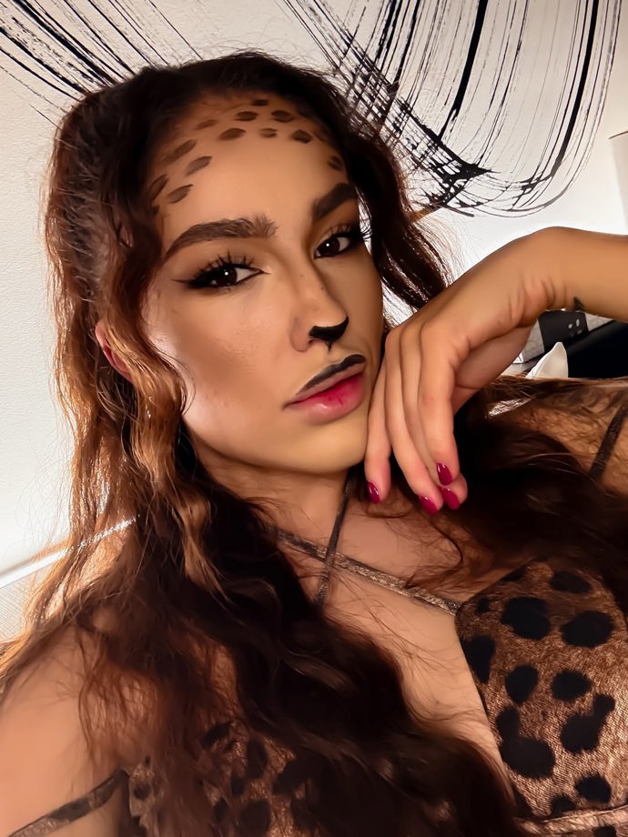 FOTO: Christina Marinetti a její kostým.