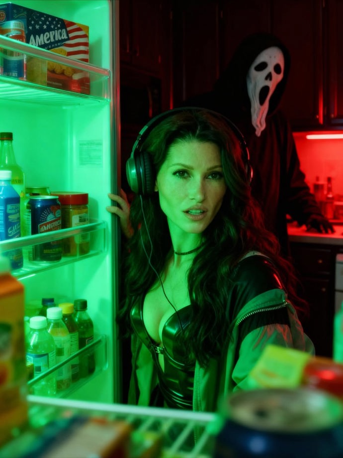 FOTO: Tereza Kerndlová vytvořila díky AI tematické halloween fotky. – stránka 15