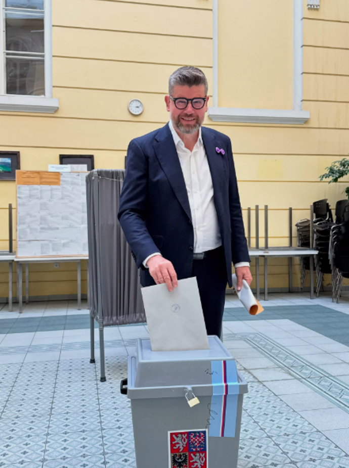 FOTO: Jiří Pospíšil odvolil.