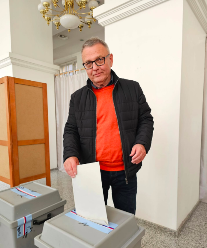 FOTO: Lubomír Zaorálek odvolil.