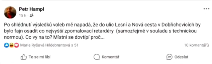 FOTO: Příspěvek starosty Hampla. – stránka 8