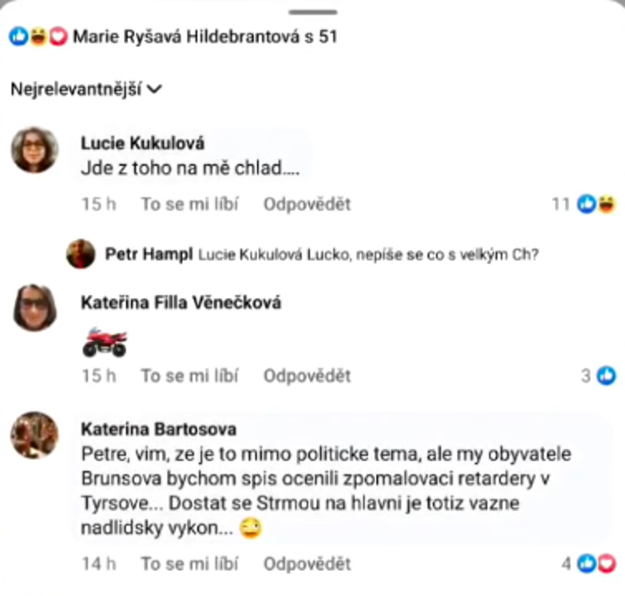 FOTO: Lidé v komentáří Chlada nešetřili. – stránka 7