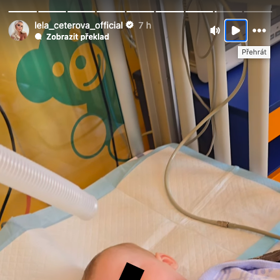 Lela Ceterová sdílela na sociální sítí pocity po operaci syna.