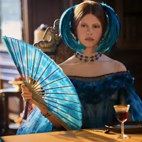 Mia Goth ve filmu Frankenstein od Guillerma del Tora.