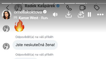 FOTO: Radek Kašpárek se ozval prostřednictvím stories.