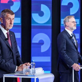 Petr Fiala a Andrej Babiš.