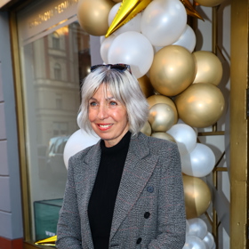 Marcela Březinová dorazila v dobré náladě.