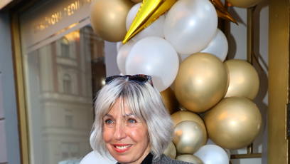 FOTO: Marcela Březinová dorazila v dobré náladě.