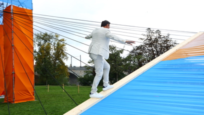 FOTO: Roman Vojtek blbnul na Margot akci.