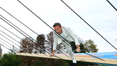 FOTO: Roman Vojtek blbnul na Margot akci.