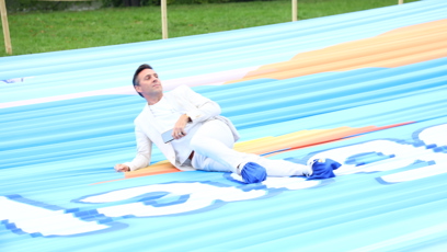 FOTO: Roman Vojtek blbnul na Margot akci.