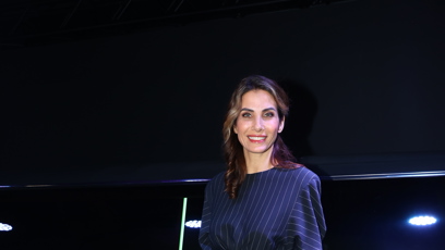 FOTO: Eva Decastelo vynesla šaty v černé barvě.