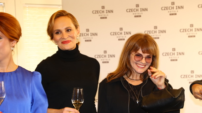 FOTO: Marta Jandová si křest nenechala ujít.