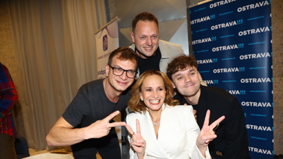 FOTO: Monika Absolonová na tiskové konferenci k Cenám Thálie.