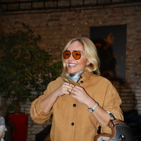 Taťána Kuchařová rozdávala úsměvy.