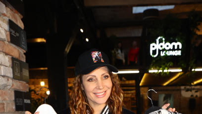 FOTO: Olga Lounová na charitativní akci.