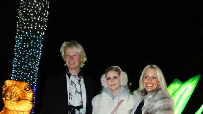 FOTO: Tereza Mátová na otevření Garden of Lights.