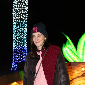 Bára Jánová dorazila na akci Garden of Lights.